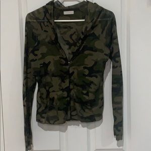 Fitigues Camo Zip Jacket with hood